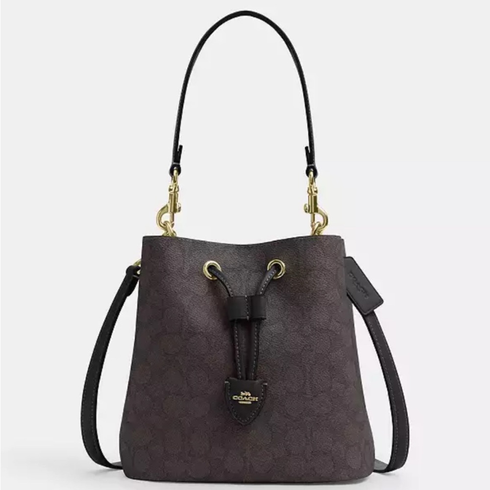 Coach Rowan Bucket Bag In Signature Canvas